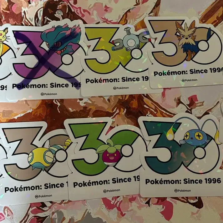 [BUNJANG] Pokemon 30th Anniversary Sticker Set / 포켓몬스터 포켓몬 30주년 기념 스티커 팝업 양도