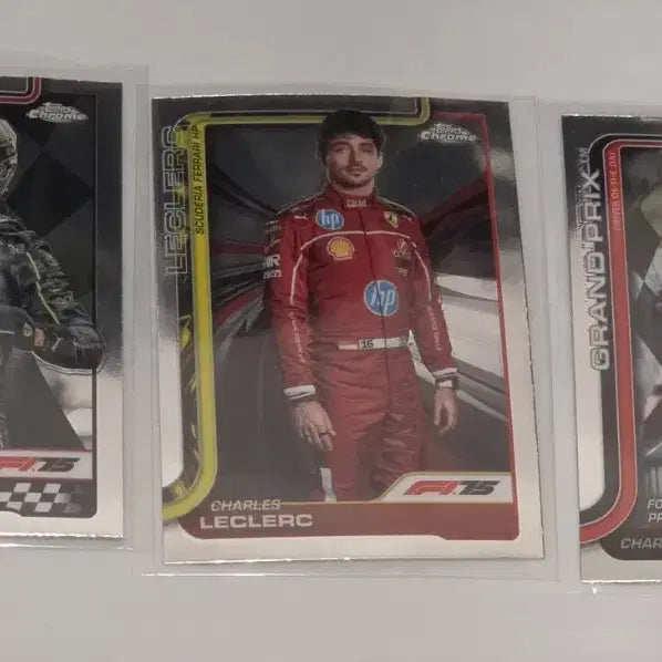 [BUNJANG] F1 Tops Chrome 25 Charles Leclerc Card Bundle Set / F1 탑스 크롬 25 샤를 르클레르 카드 일괄