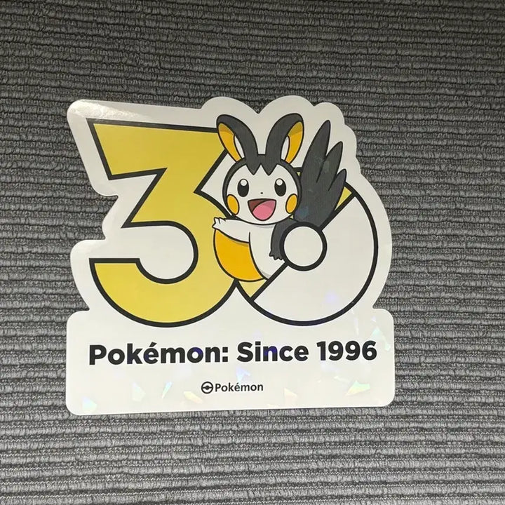 [BUNJANG] Pokemon 30th Anniversary Seongsu Pop-up Emolga Sticker / 포켓몬 성수 팝업 30주년 스티커 에몽가