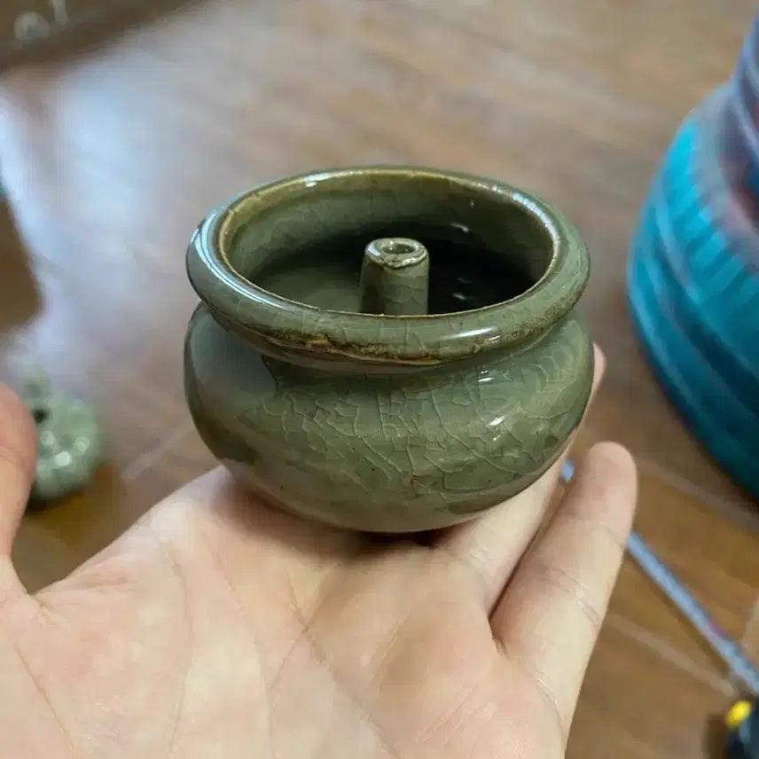 [BUNJANG] Authentic Qing Dynasty Longquan Kiln Incense Burner / 진품 창말민국시대 용천요 향로(운송시간13일)