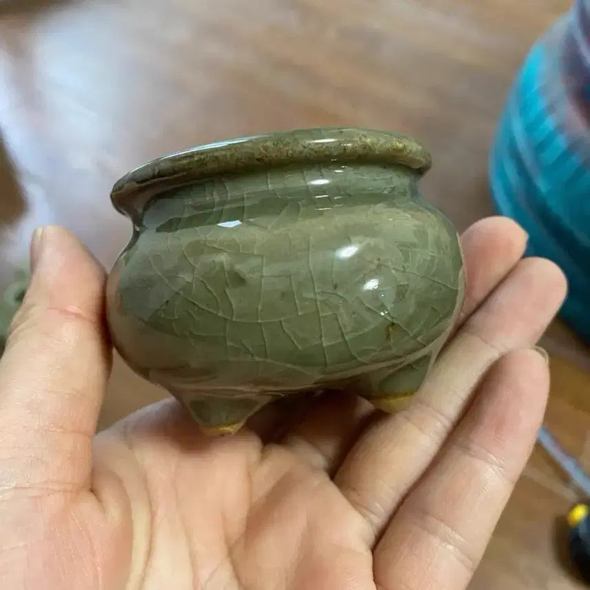 [BUNJANG] Authentic Qing Dynasty Longquan Kiln Incense Burner / 진품 창말민국시대 용천요 향로(운송시간13일)
