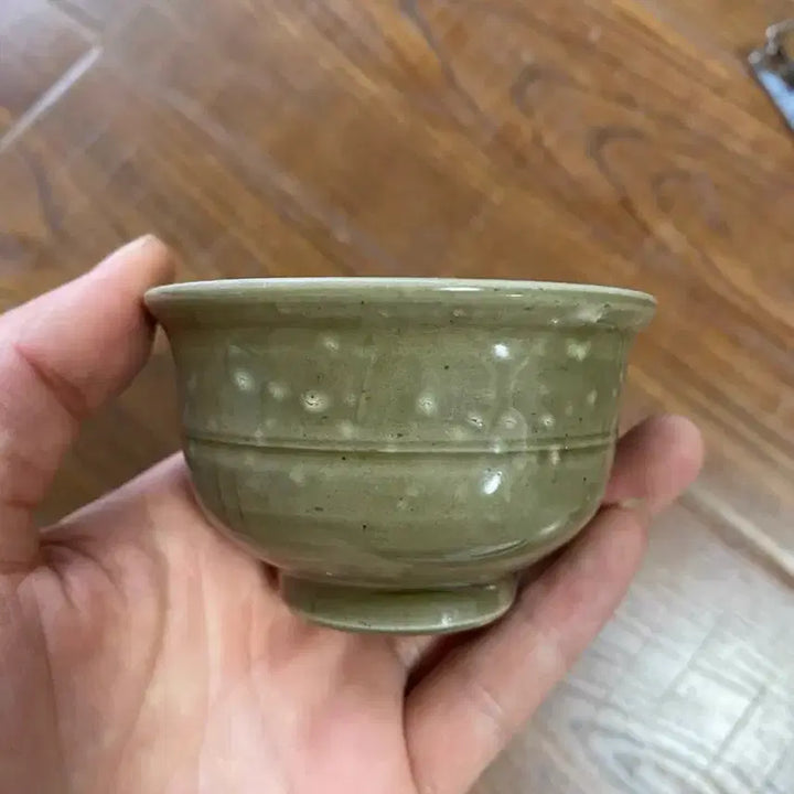 [BUNJANG] Late Qing Dynasty Longquan Celadon Teacup / 진품 청나라후기  용천요(운송시간13일)