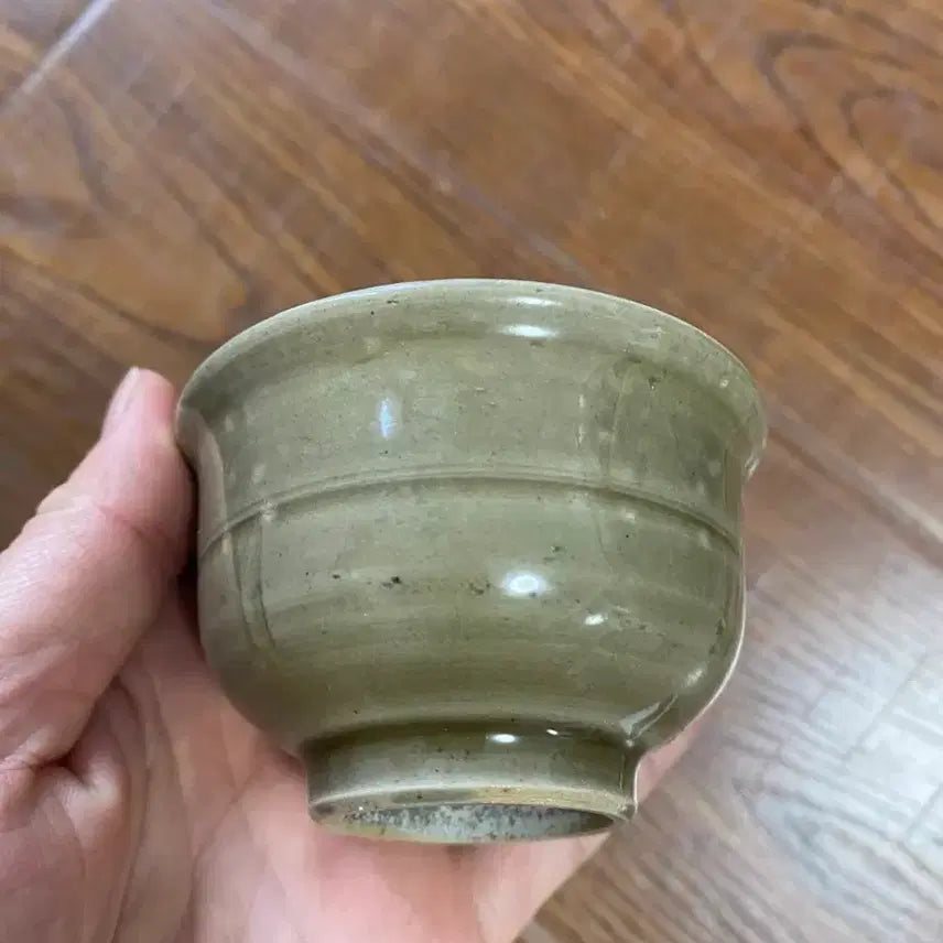 [BUNJANG] Late Qing Dynasty Longquan Celadon Teacup / 진품 청나라후기  용천요(운송시간13일)