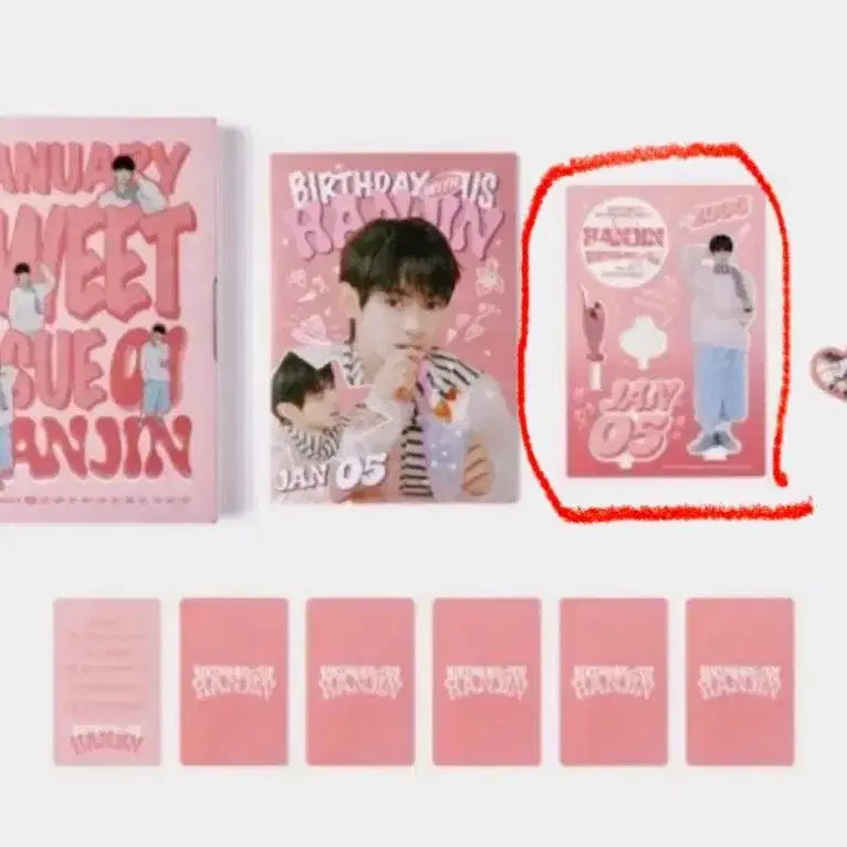[BUNJANG] TWS Han Jin Birthday Kit Acrylic Stand / 투어스 한진 생일 기념 키트 아크릴
