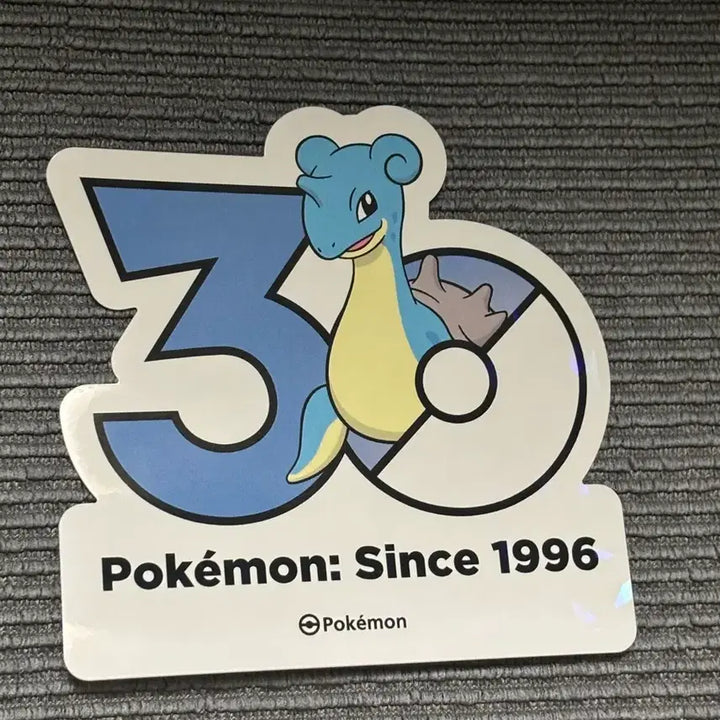 [BUNJANG] Pokemon 30th Anniversary Seongsu Pop-Up Lapras Sticker / 포켓몬 성수 팝업 30주년 스티커 라프라스