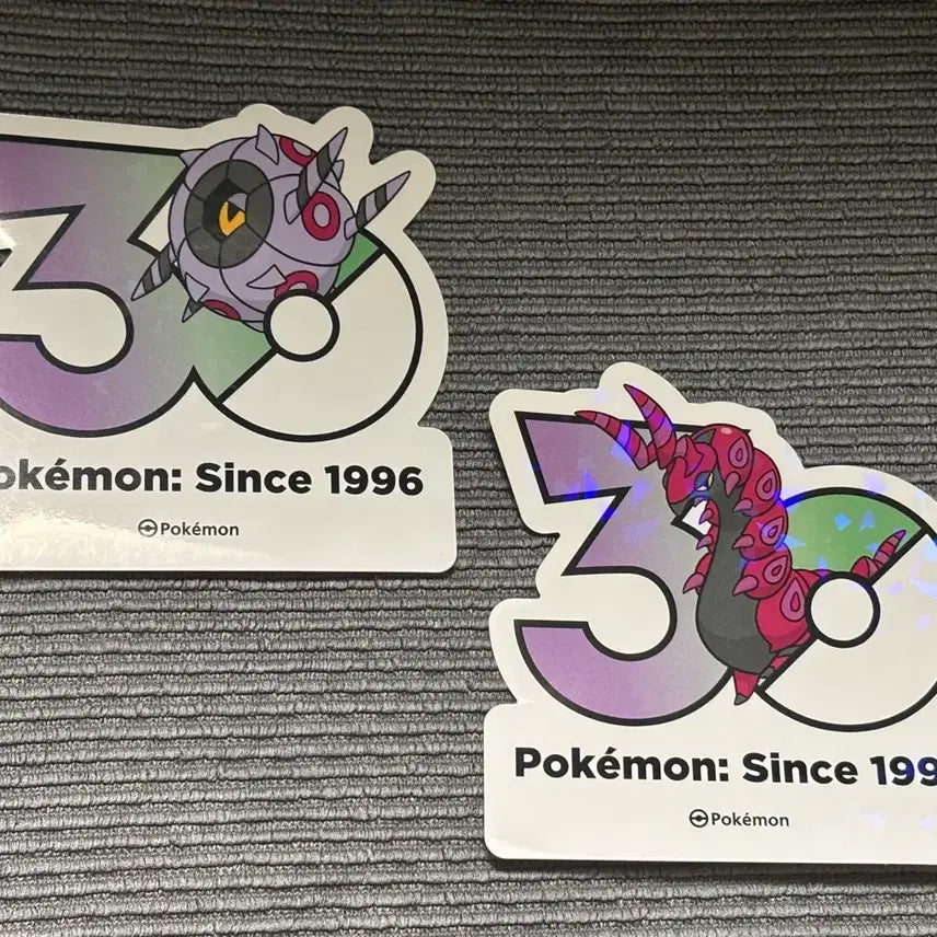 [BUNJANG] Pokemon 30th Anniversary Pop-up Sticker Set (Gouging/Gouging) / 포켓몬 성수 팝업 30주년 스티커 휠구, 펜드라 세트