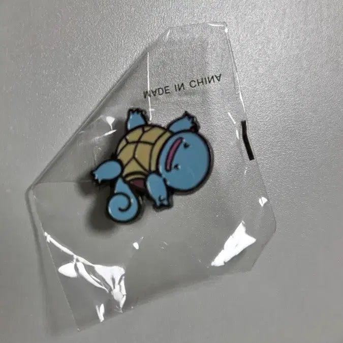 [BUNJANG] Colorgram Pokemon Squirtle Metal Charm Badge Sealed / 컬러그램 포켓몬 꼬부기 메탈 참 뱃지 미개봉