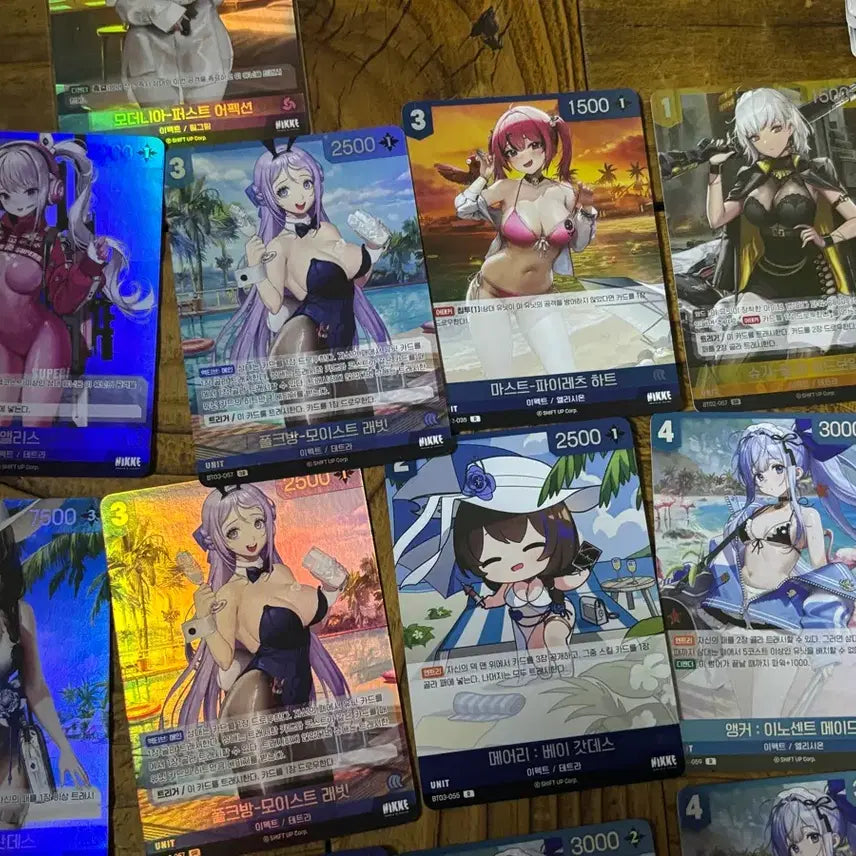 [BUNJANG] Nier Arena NIKKE UR Cards Bundle Set / 니벨아레나 니케 ur 모음 일괄 카드모음(모더니아 로산나 등등)