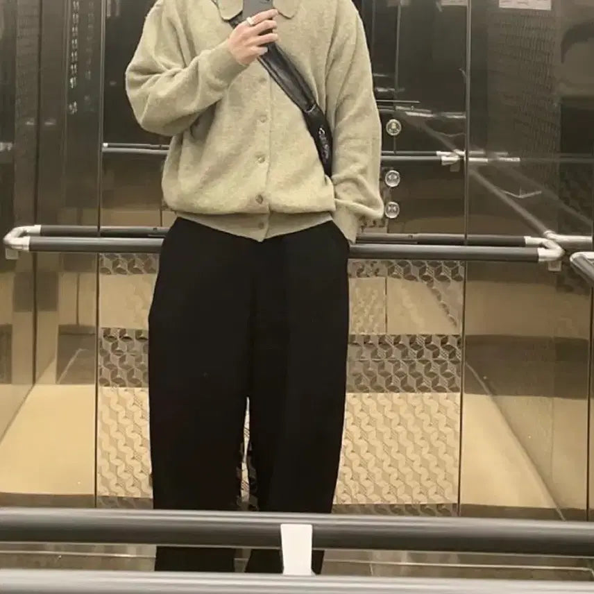 [BUNJANG] Brown Yak Carra Cardigan / 브라운야드 카라 가디건