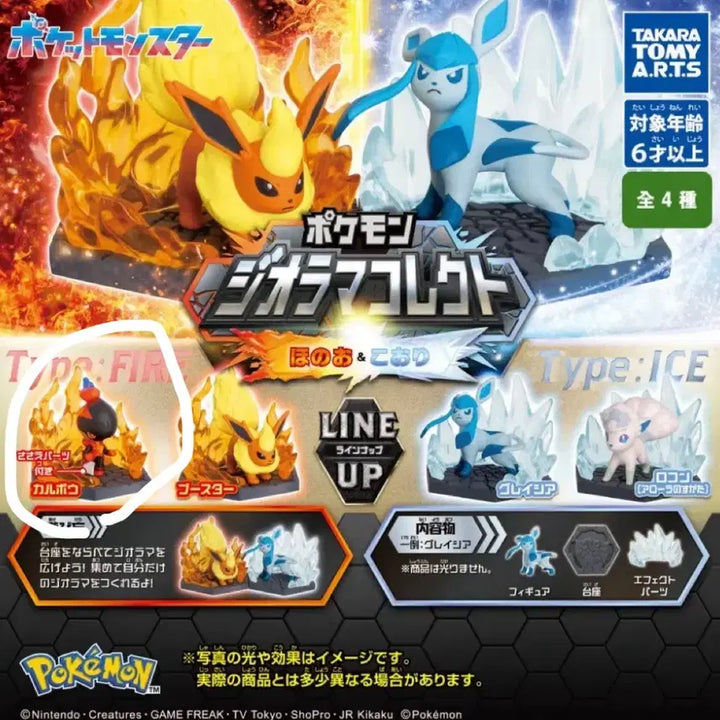 [BUNJANG] Sealed Pokémon Carbon Collection Diorama Gacha / 미개봉 포켓몬 디오라마 카르본 컬렉션 가챠