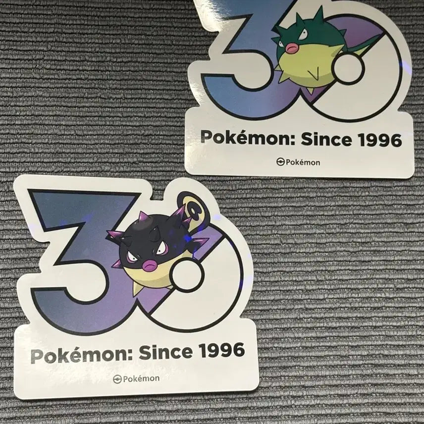 [BUNJANG] Pokemon 30th Anniversary Seongsu Pop-up Sticker - Chimbaroo, Hisuian Chimbaroo / 포켓몬 성수 팝업 30주년 스티커 침바루, 히스이 침바루