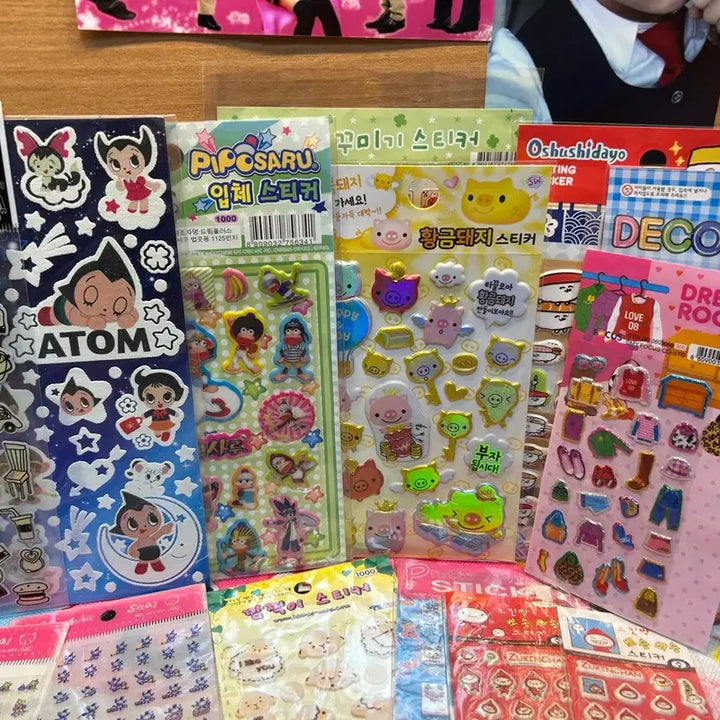 [BUNJANG] Vintage Sticker Lucky Box / 고전스티커 랜박