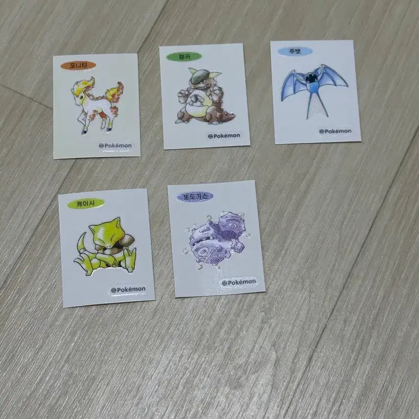 [BUNJANG] Pokemon Artwork Stickers / 포켓몬 아트웍 띠부씰