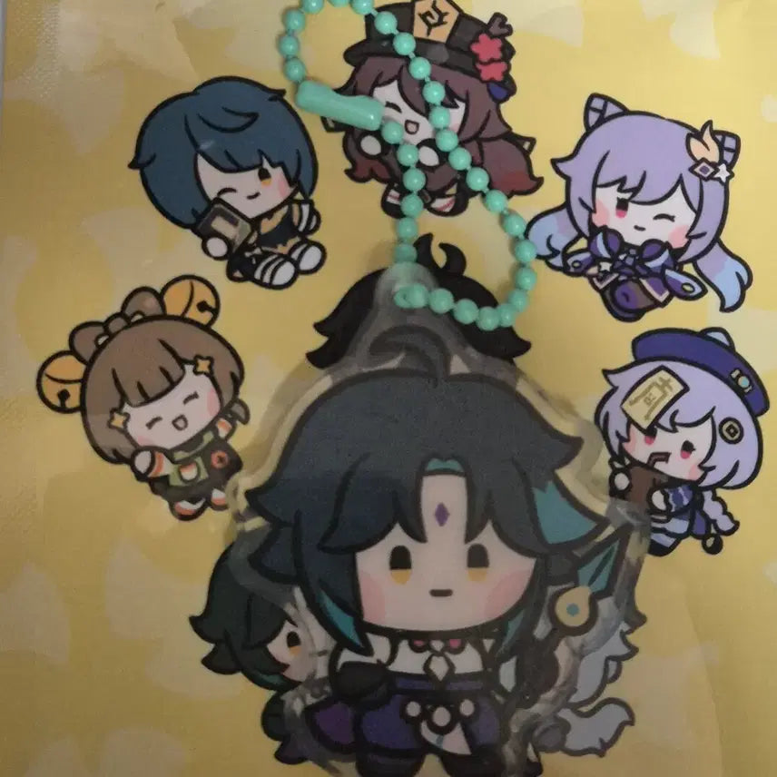 [BUNJANG] Genshin Impact Liyue Mini Nendoroid Collaboration Acrylic Keychain So / 원신 리월 미니니 콜라보 소 아크릴 키링