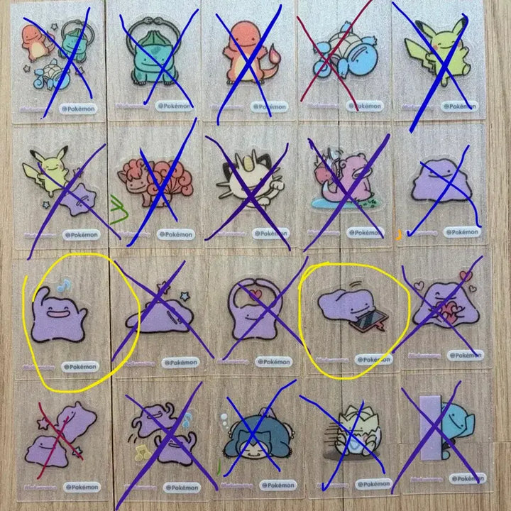 [BUNJANG] Colorgram Sticker Pokemon / 컬러그램 스티커 띠부씰 포켓몬 교환