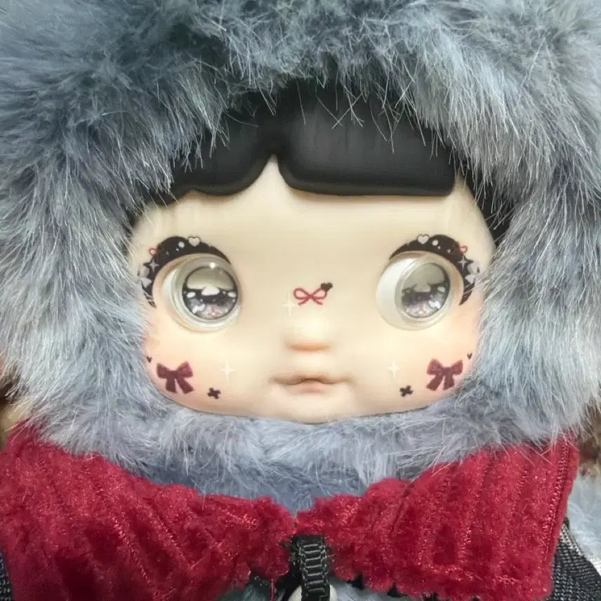 [BUNJANG] BABY3 Nomi Childhood Black Plush Doll / 베이비쓰리 노미 어린시절 블랙 검토 인형 판매합니당
