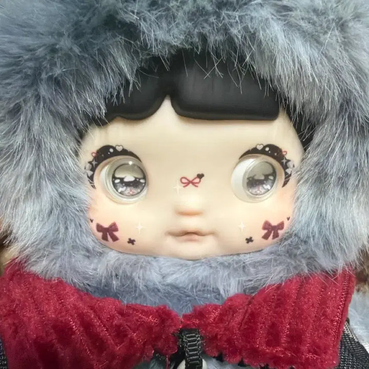 [BUNJANG] BABY3 Nomi Childhood Black Plush Doll / 베이비쓰리 노미 어린시절 블랙 검토 인형 판매합니당