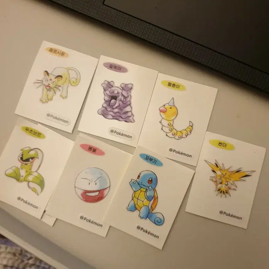 [BUNJANG] Pokemon 30th Anniversary Stickers / 포켓몬 30주년 띠부씰 판매