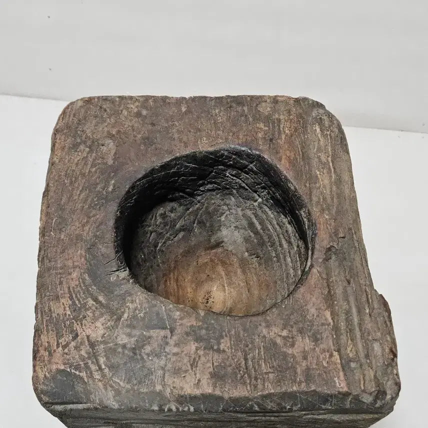 [BUNJANG] Antique Jeju Dol Harubang Mortar / 골동품 제주사오기 절구