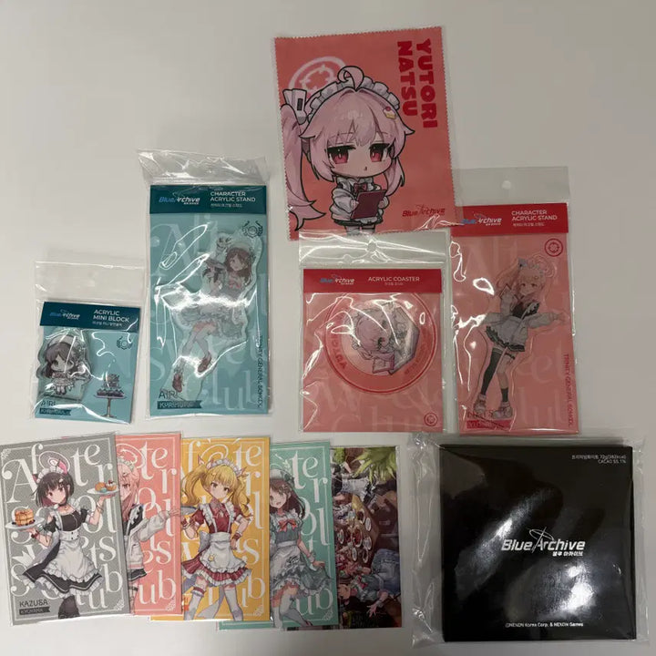 [BUNJANG] Blue Archive Hakusan Cultural Society Collaboration Goods Set / (블루 아카이브) 학산문화사 콜라보 굿즈 판매합니다.