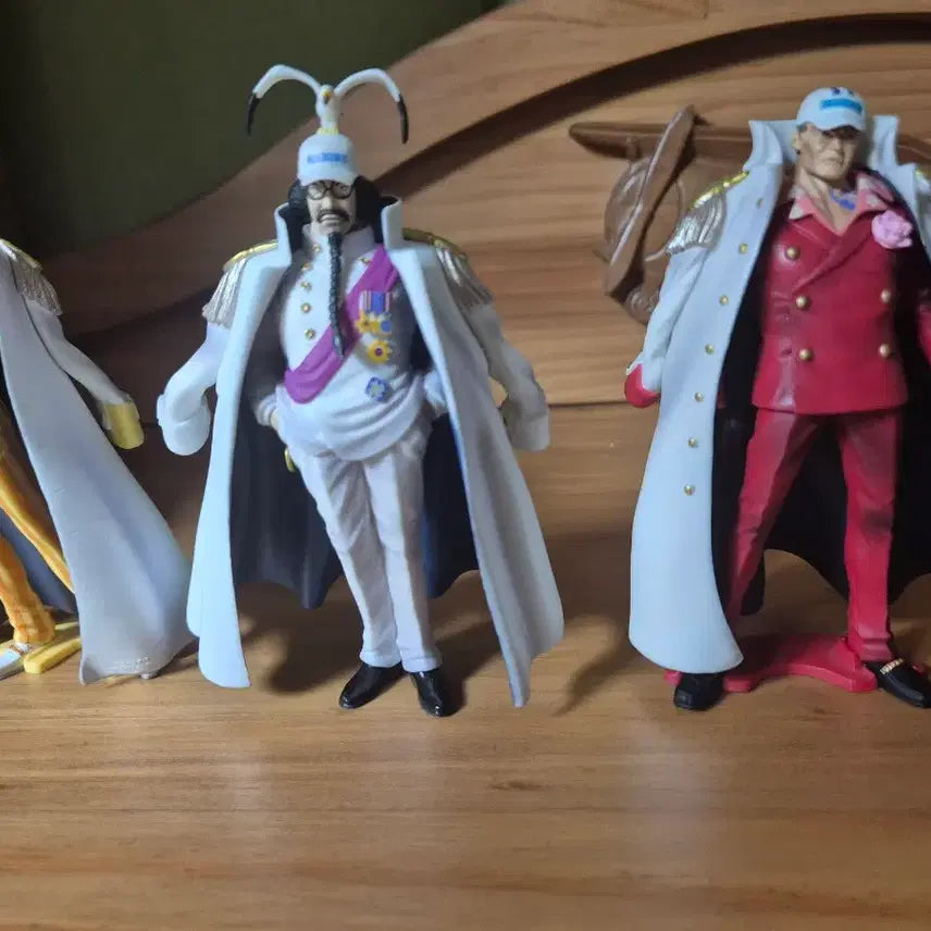 [BUNJANG] One Piece Marine Admirals Figure Set (4 Types) / 원피스 해군대장 피규어4종 세트