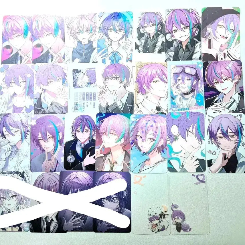 [BUNJANG] Tenma Tsukasa Kamishiro Rui Unofficial Merchandise Photocard Paper Goods Bundle Set / 프세카 텐마 츠카사 카미시로 루이 비공굿 포토카드 포카 지류 일괄