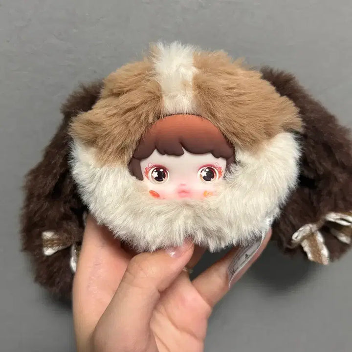 [BUNJANG] Micoco Neck Candy Dog Plush (3-Eyed) / 미코코 목캔디 인형 강아지 3눈