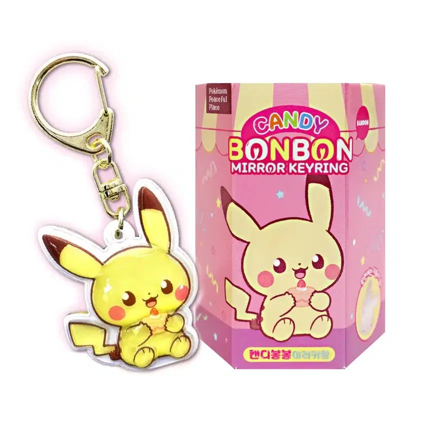 [BUNJANG] Pokemon Rowlet Mirror Keychain (Sealed) / [미개봉] 포켓몬 랜덤 키링 > 나몰빼미 거울 키링