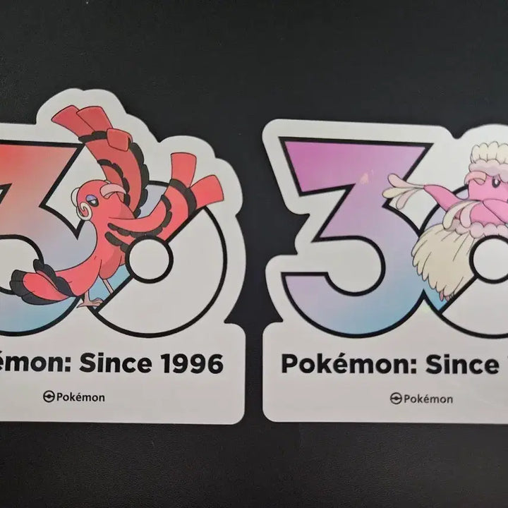 [BUNJANG] Pokemon 30th Anniversary Stickers Dancing Birds Set / 포켓몬 30주년 스티커 춤추새 2종 일괄 양도/교환