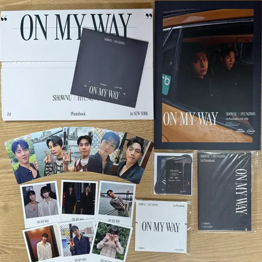 [BUNJANG] MONSTA X Shownu Hyungwon ON MY WAY Photobook Bundle Set / 몬스타엑스 셔누 형원 ON MY WAY 포토북