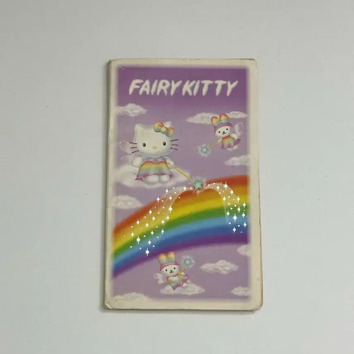 [BUNJANG] Classic Kitty Fairy Rainbow Sticky Notes Memo Pad / 고전 키티 페어리 무지개 포스트잇 메모지