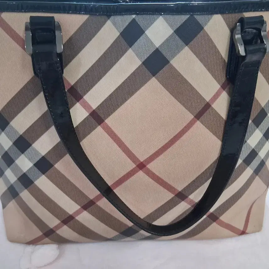 [BUNJANG] Burberry Nova Check Shopper Bag &amp; Pouch Set / 버버리 쇼퍼백&amp;파우치 세트
