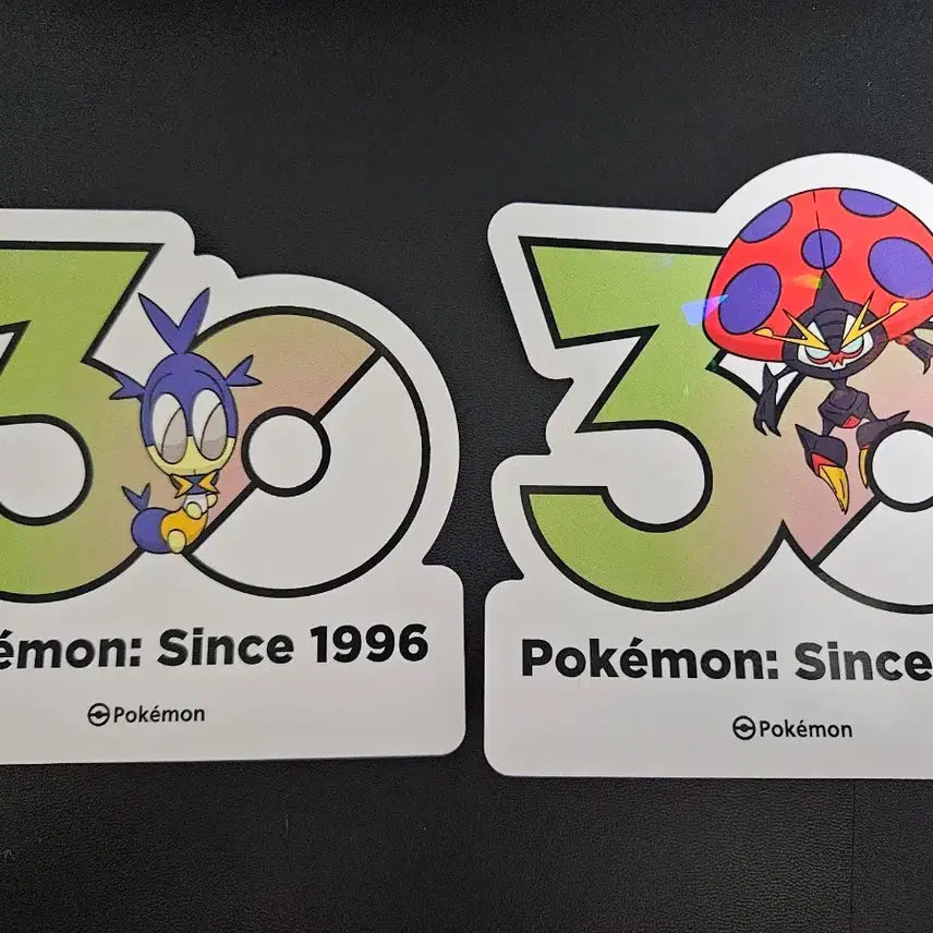 [BUNJANG] Pokemon 30th Anniversary Stickers: Parasect + Exeggutor / 포켓몬 30주년 스티커 두루지벌레+이올브 양도/교환