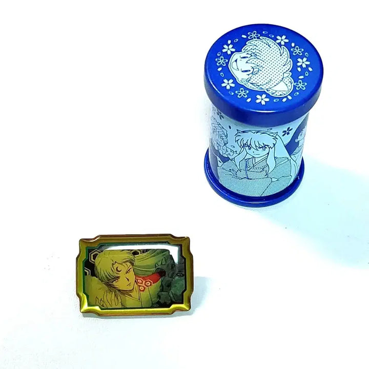 [BUNJANG] Inuyasha Sesshomaru Classic Badge Tin Case Set / 이누야샤 고전 셋쇼마루 뱃지 틴케이스 세트