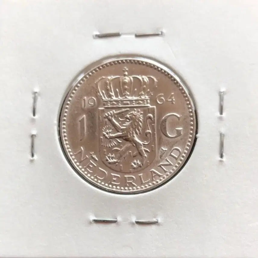 [BUNJANG] Netherlands 1 Guilder Silver Coins (1964, 1966) / 네덜란드 1굴덴 은화 2개