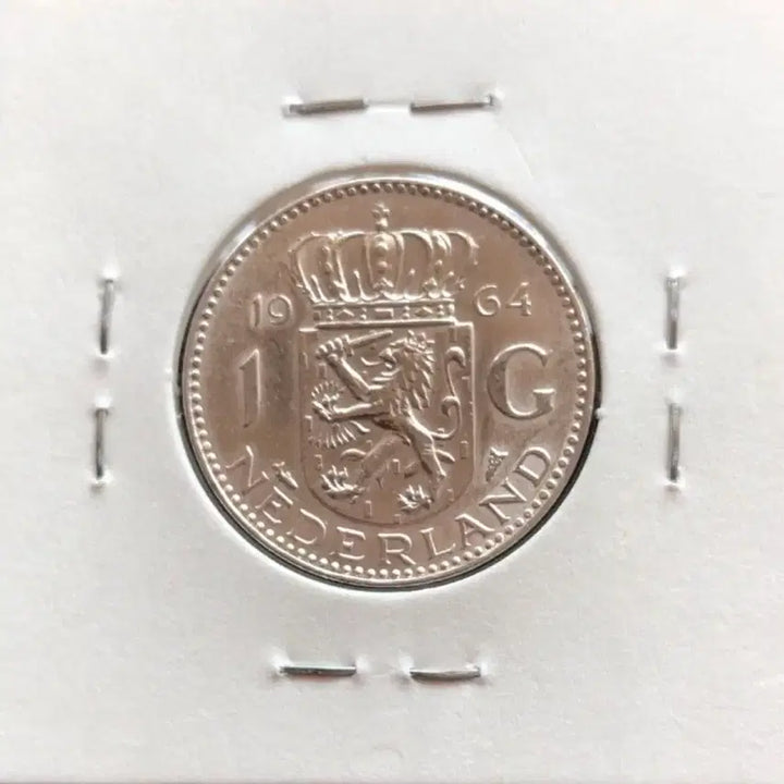 [BUNJANG] Netherlands 1 Guilder Silver Coins (1964, 1966) / 네덜란드 1굴덴 은화 2개