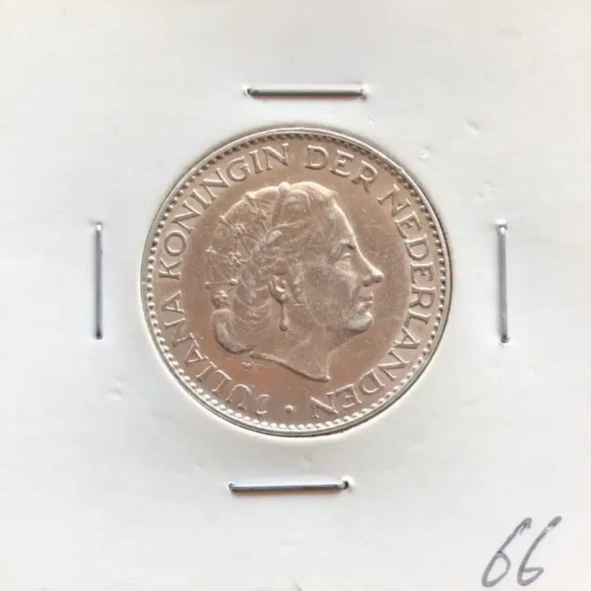 [BUNJANG] Netherlands 1 Guilder Silver Coins (1964, 1966) / 네덜란드 1굴덴 은화 2개