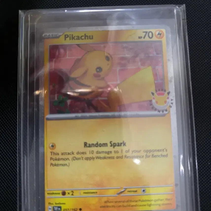 [BUNJANG] Pokemon 30th Anniversary Pikachu Promo Card / 포켓몬 카드 북미 30주년 피카츄 프로모