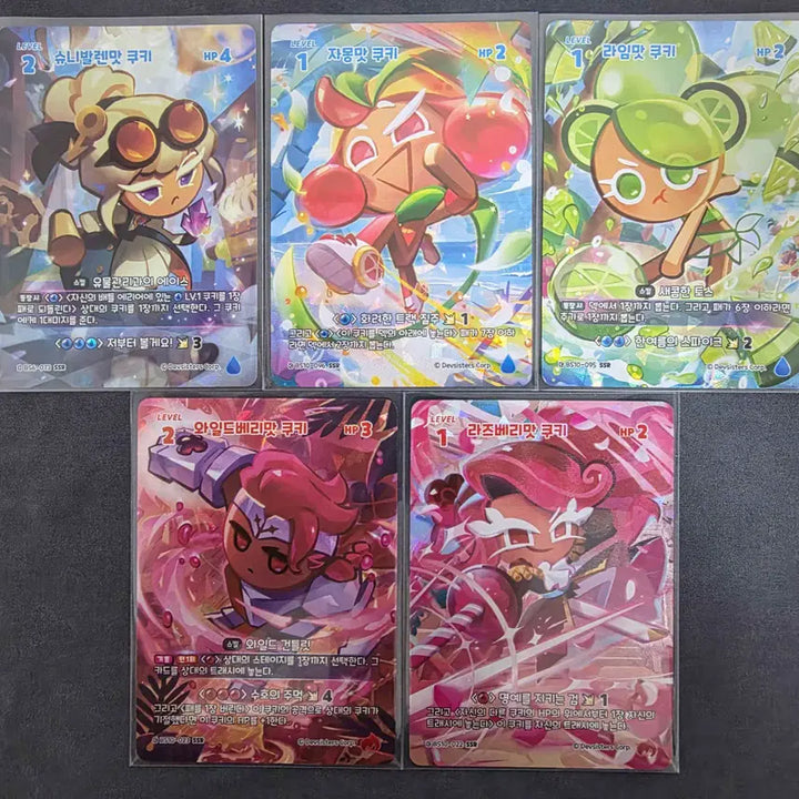 [BUNJANG] Cookierun Braveivers SSR Card Bundle Set / 쿠키런 브레이버스 SSR 카드 5장 일괄 판매