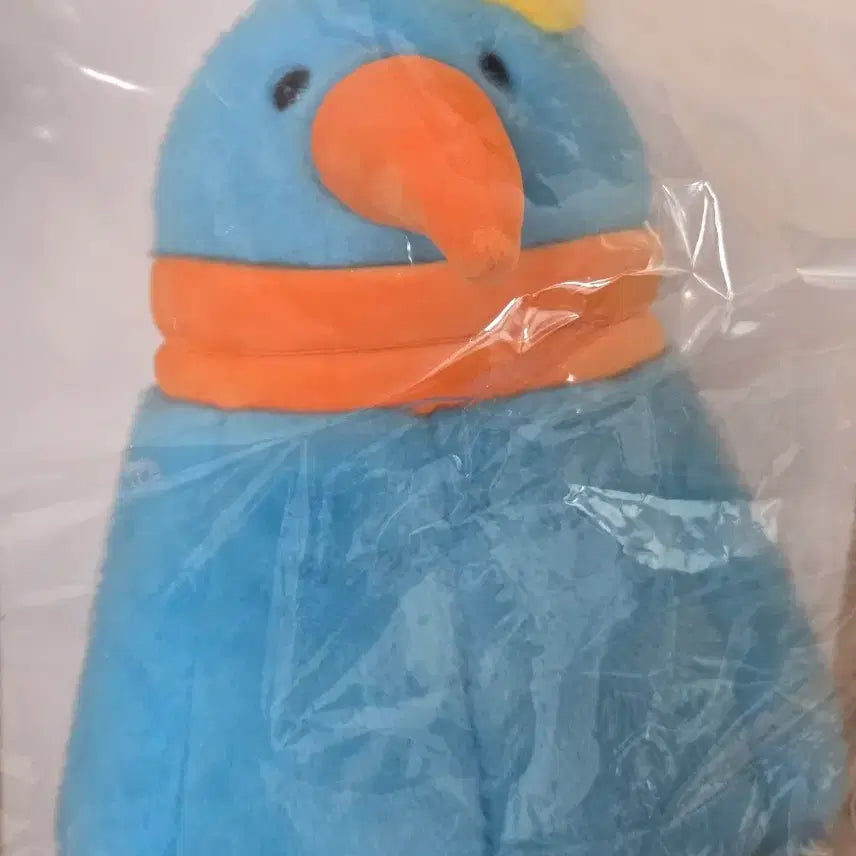 [BUNJANG] Kiwi Bird Kiki Kok Shuttlecock Sky Medium Plush Toy / [새상품]과즙 키위새  키키콕 셔틀콕 하늘 중형인형