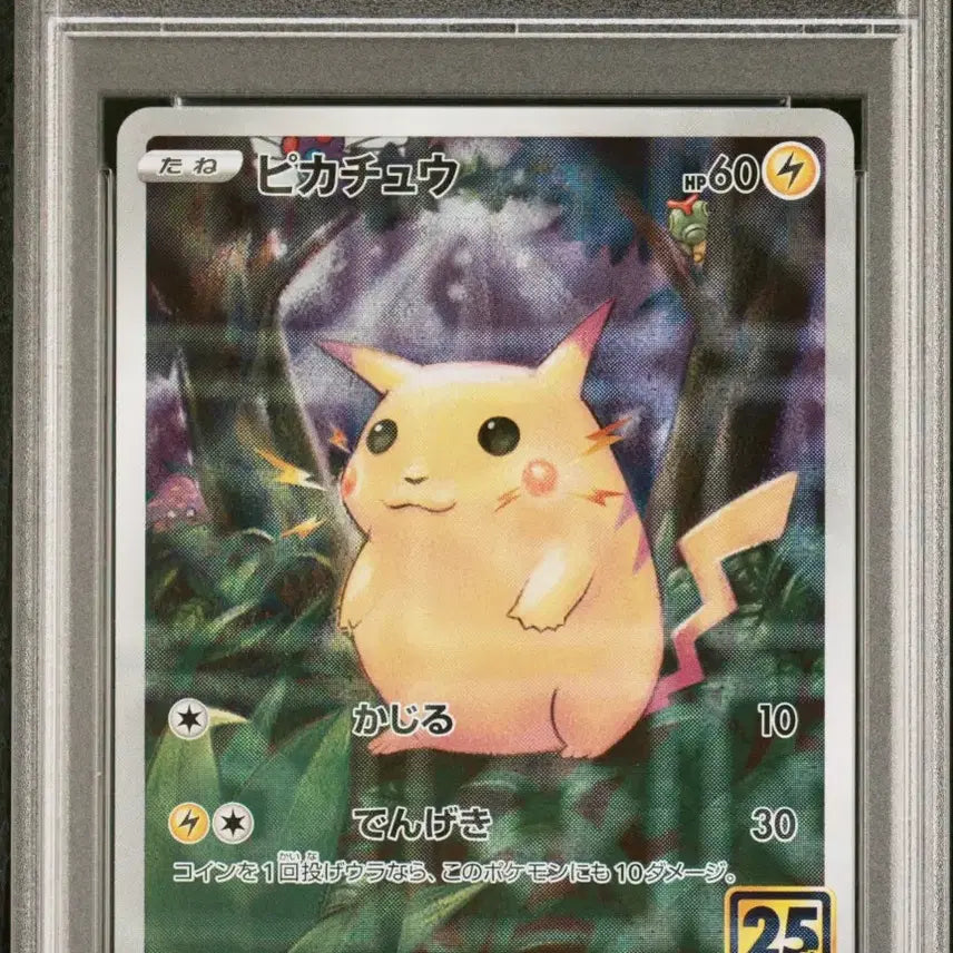 [BUNJANG] Pokemon 25th Anniversary Pikachu Lattice PSA 10 / [일판] 포켓몬스터 25주년 피카츄 격자 psa10