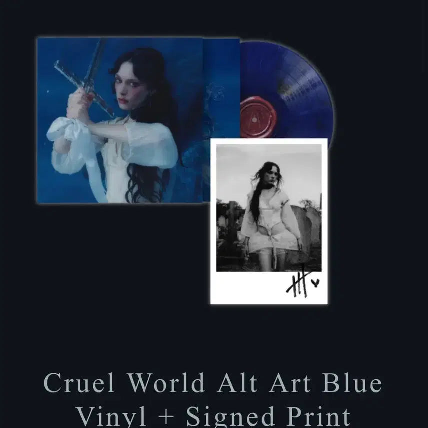 [BUNJANG] Holly Humberstone Cruel World Autographed Limited Edition LP / 홀리 험버스톤 Cruel World 친필싸인 lp 한정판 커버