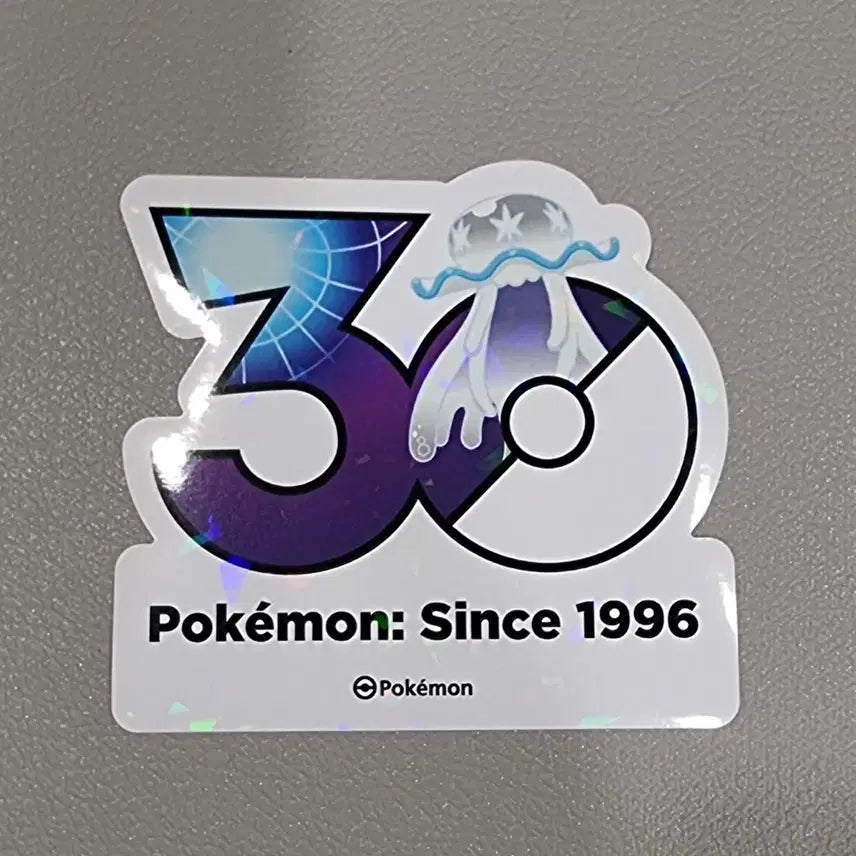 [BUNJANG] Pokemon 30th Anniversary Sticker Ttongvide / 포켓몬 30주년 스티커 텅비드