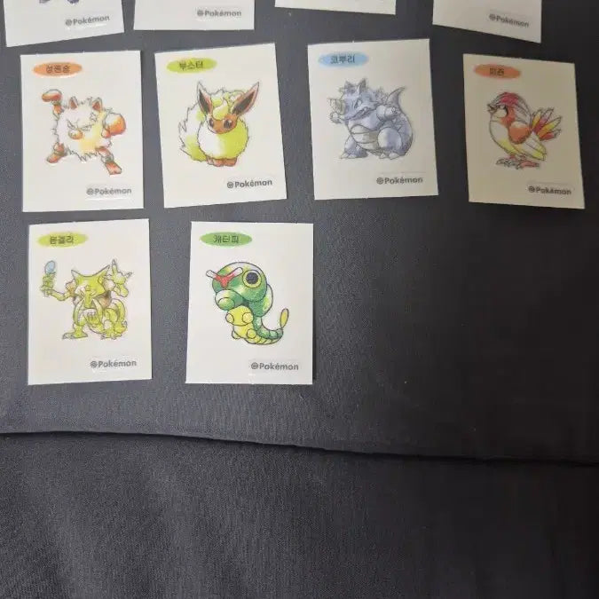 [BUNJANG] Pokemon 30th Anniversary Pouch Seal Bundle Set / 포켓몬 30주년 띠부띠부씰 모음(일괄)