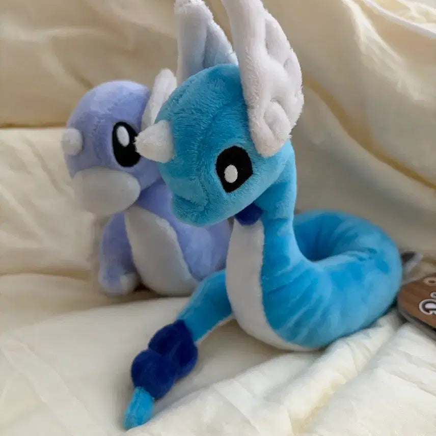 [BUNJANG] Pokemon Center Genuine Fit Dragonair &amp; Dragonair Dolls Bundle Set / 포켓몬센터 정품 인형 미뇽, 신뇽 fit 일괄