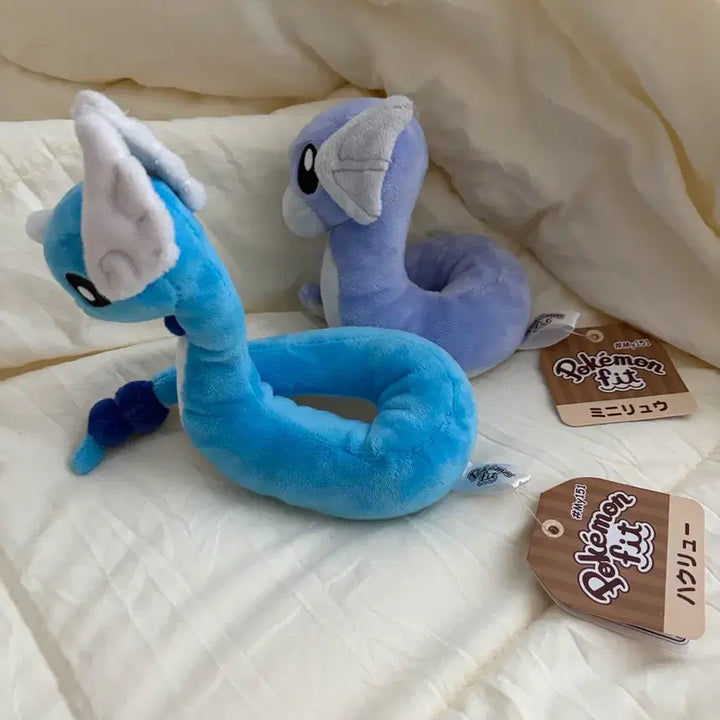 [BUNJANG] Pokemon Center Genuine Fit Dragonair &amp; Dragonair Dolls Bundle Set / 포켓몬센터 정품 인형 미뇽, 신뇽 fit 일괄