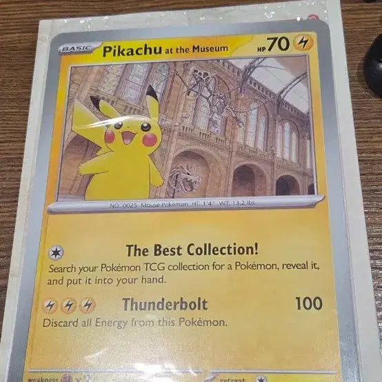 [BUNJANG] Pokemon Card London Museum Pikachu / 포켓몬 런던 뮤지엄 피카츄 점보카드