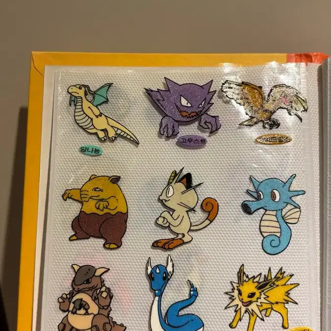 [BUNJANG] Pokemon Mini Sticker Collection (1998-1999 Vintage) / 포켓몬 띠부씰 스티커(1998~1999년도 구버전)