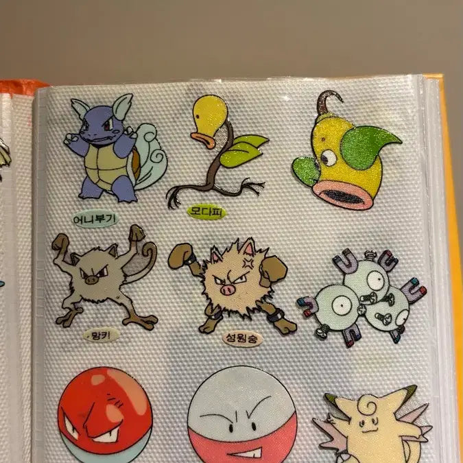[BUNJANG] Pokemon Mini Sticker Collection (1998-1999 Vintage) / 포켓몬 띠부씰 스티커(1998~1999년도 구버전)