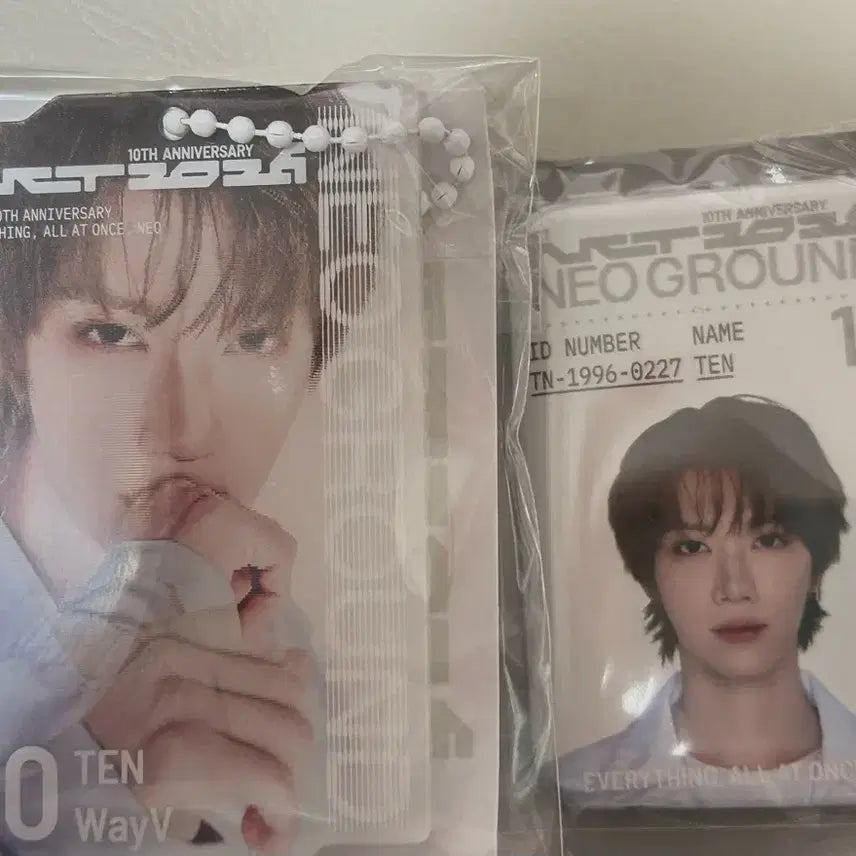 [SOLD OUT] NCT 10주년 팝업 뱃지, 렌티큘러 키링 텐 일괄